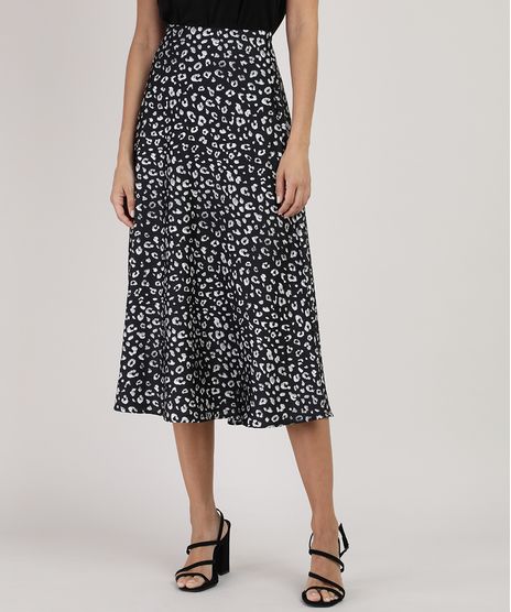 Saia-Feminina-Midi-Acetinada-Estampada-Animal-Print-Onca-Preta-9816299-Preto_1