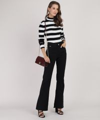Calca-Feminina-Flare-Cintura-Alta-Canelada-Preta-9915240-Preto_3 Calca-Feminina-Flare-Cintura-Alta-Canelada-Preta-9915240-Preto_3