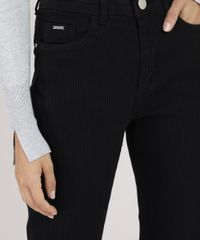 Calca-Feminina-Skinny-Cintura-Alta-Canelada-Preta-9920139-Preto_5 Calca-Feminina-Skinny-Cintura-Alta-Canelada-Preta-9920139-Preto_5