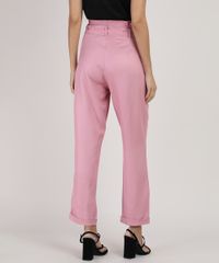 Calca-Feminina-Clochard-Cintura-Super-Alta-com-Faixa-para-Amarrar-Rosa-Claro-9942459-Rosa_Claro_2 Calca-Feminina-Clochard-Cintura-Super-Alta-com-Faixa-para-Amarrar-Rosa-Claro-9942459-Rosa_Claro_2