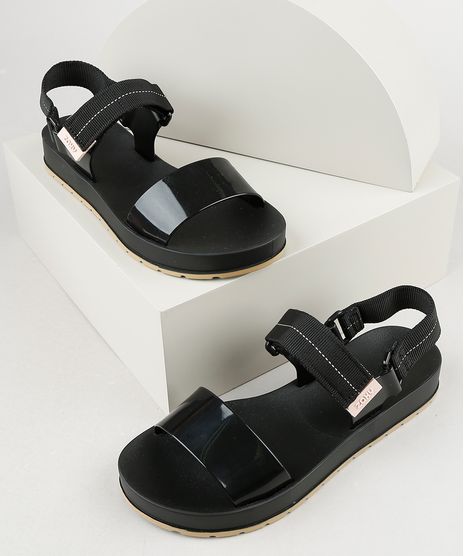 Papete-Feminina-Zaxy-Way-com-Velcro-Preta-9941629-Preto_1