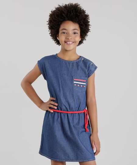 Vestido-Jeans-com-Bolso-Bordado-Azul-Escuro-8446135-Azul_Escuro_1 Vestido-Jeans-com-Bolso-Bordado-Azul-Escuro-8446135-Azul_Escuro_1