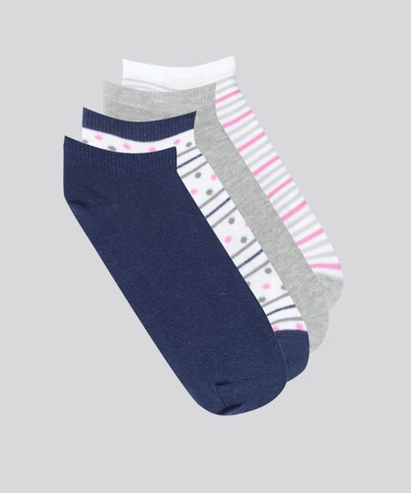 Kit-de-4-Meias-Soquete-Multicor-8661416-Multicor_1 Kit-de-4-Meias-Soquete-Multicor-8661416-Multicor_1