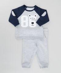 Conjunto-de-Blusao--Urso----Calca-em-Moletom-Cinza-Mescla-Claro-8656785-Cinza_Mescla_Claro_1