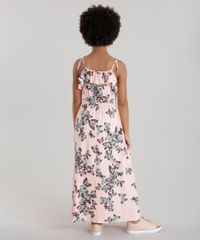 Vestido-Longo-Estampado-De-Borboletas-Rosa-Claro-8662313-Rosa_Claro_2