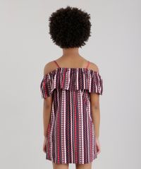 Vestido-Ombro-a-Ombro-Estampado-Etnico-em-Algodao---Sustentavel-Vinho-8578348-Vinho_2