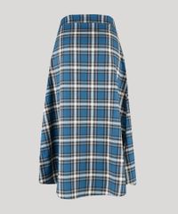 Saia-Feminina-Mindset-Midi-Estampada-Xadrez-com-Botoes-Azul-Marinho-9949409-Azul_Marinho_2