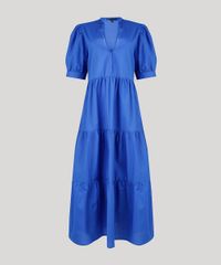 Vestido-Feminino-Mindset-Midi-com-Recortes-Manga-Bufante-Azul-Royal-9950277-Azul_Royal_1