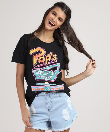 Blusa-Infantil-Riverdale-Manga-Curta-Preta-9943944-Preto_1 Blusa-Infantil-Riverdale-Manga-Curta-Preta-9943944-Preto_1
