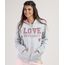 Blusao-Infantil--Love--em-Moletom-com-Capuz-e-Bolso-Cinza-Mescla-9797519-Cinza_Mescla_1