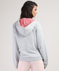 Blusao-Infantil--Love--em-Moletom-com-Capuz-e-Bolso-Cinza-Mescla-9797519-Cinza_Mescla_2