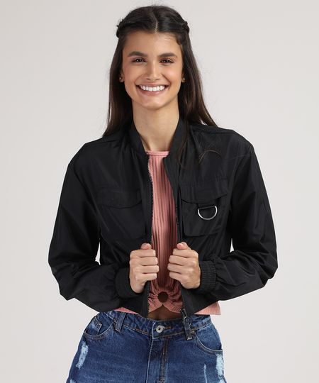 Jaqueta-Bomber-Infantil-Cropped-com-Bolsos-e-Ziper-de-Argola-Preta-9782708-Preto_1 Jaqueta-Bomber-Infantil-Cropped-com-Bolsos-e-Ziper-de-Argola-Preta-9782708-Preto_1