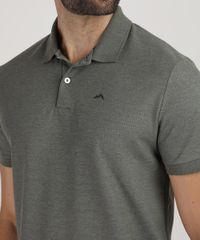 Polo-Masculina-Basica-Comfort-em-Piquet-Manga-Curta-Verde-Escuro-9449829-Verde_Escuro_4