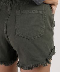 Short-de-Sarja-Infantil-Destroyed-com-Barra-Desfiada-Verde-Militar-9907066-Verde_Militar_5