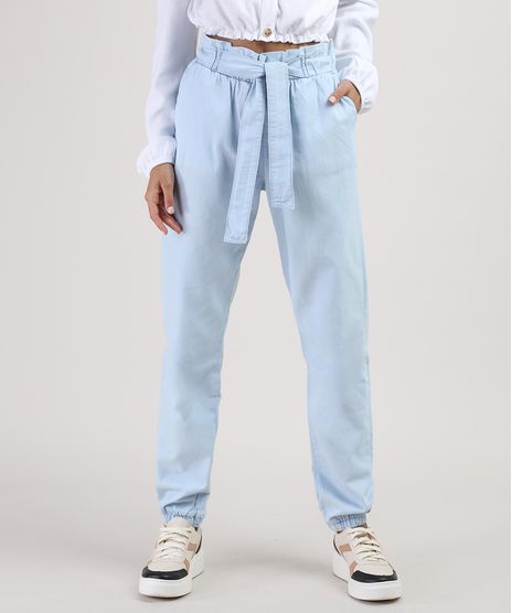 Calca-Jeans-Infantil-Clochard-Jogger-com-Laco-Azul-Claro-9928609-Azul_Claro_1