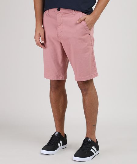 Bermuda-de-Sarja-Masculina-Slim-Chino-Rosa-9895990-Rosa_1