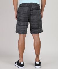 Bermuda-de-Sarja-Masculina-Relaxed-Estampada-Etnica-com-Cordao-Chumbo-9867157-Chumbo_4