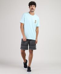 Camiseta-Masculina-Garfield-na-Praia-Manga-Curta-Gola-Careca-Azul-Claro-9870714-Azul_Claro_3