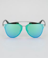 Oculos-de-Sol-Redondo-Feminino-Oneself-Verde-8732551-Verde_1