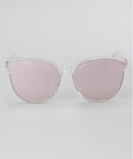 Oculos-de-Sol-Redondo-Feminino-Oneself-Branco-8732584-Branco_1
