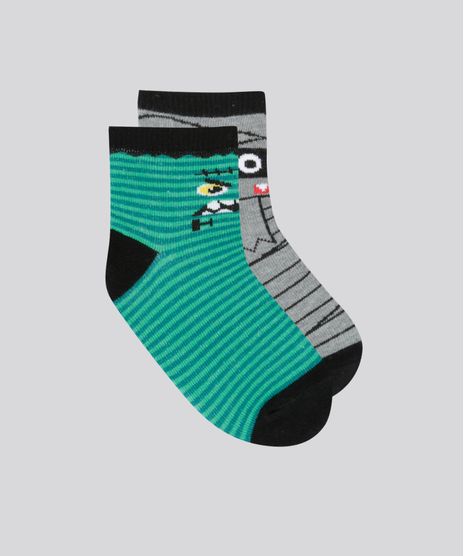 Kit-de-2-Meias-Estampadas-Multicor-8537587-Multicor_1