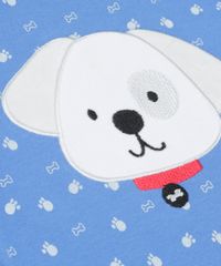 Body-Estampado-Cachorro-em-Algodao---Sustentavel-Azul-8580385-Azul_4
