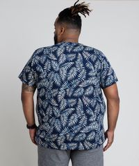 Camiseta-Masculina-BBB-Comfort-Estampada-de-Folhagem-Manga-Curta-Gola-Careca-Azul-Marinho-9897466-Azul_Marinho_4