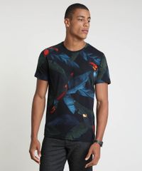 Camiseta-Masculina-BBB-Estampada-de-Tucano-Manga-Curta-Gola-Careca-Preta-9893923-Preto_1