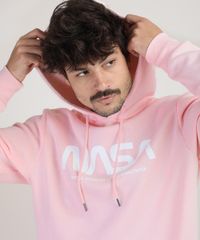 Blusao-de-Moletom-Masculino-NASA-com-Capuz-e-Bolso-Canguru-Rosa-Claro-9800219-Rosa_Claro_4