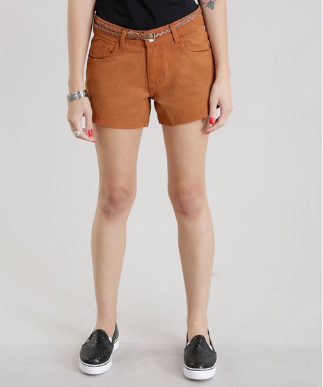 Short-Reto-com-Cinto-Caramelo-8665833-Caramelo_1