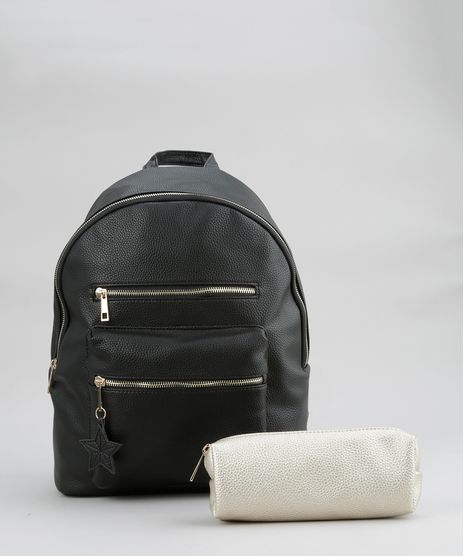 Mochila-Preta---Estojo-Metalizado-Dourado-8621308-Dourado_1