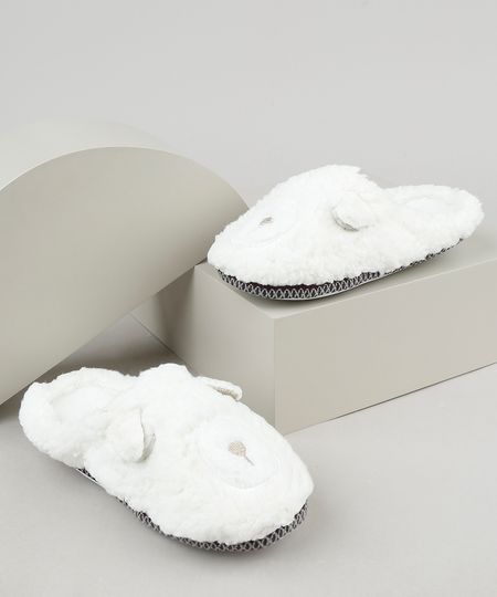 Pantufa-Slipper-de-Pelo-Feminina-Urso-Off-White-9860462-Off_White_1 Pantufa-Slipper-de-Pelo-Feminina-Urso-Off-White-9860462-Off_White_1