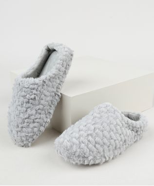 Pantufa-de-Pelucia-Feminina-Texturizada-Cinza-9860463-Cinza_1