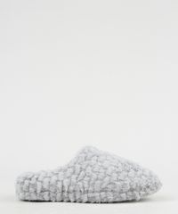 Pantufa-de-Pelucia-Feminina-Texturizada-Cinza-9860463-Cinza_2