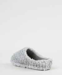 Pantufa-de-Pelucia-Feminina-Texturizada-Cinza-9860463-Cinza_4