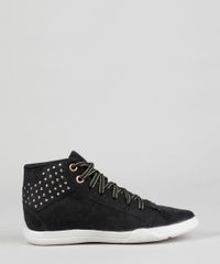 Tenis-Cano-Alto-em-Suede-com-Brilho-Preto-8420470-Preto_1