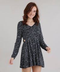 Vestido-Estampado-de-Estrelas-Preto-8646855-Preto_1