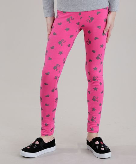 Calca-Legging-Estampada-Barbie-Pink-8638995-Pink_1 Calca-Legging-Estampada-Barbie-Pink-8638995-Pink_1