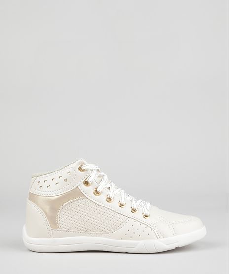 Tenis-Cano-Alto-com-Recorte-Bege-Claro-8329227-Bege_Claro_1