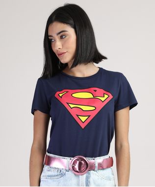 Blusa-Feminina-Super-Homem-Manga-Curta-Decote-Redondo-Azul-Marinho-9942655-Azul_Marinho_1
