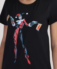Blusa-Feminina-Arlequina-Manga-Curta-Decote-Redondo-Preta-9942652-Preto_4