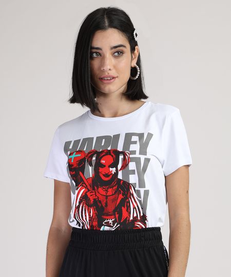 Blusa-Feminina-Arlequina-Manga-Curta-Decote-Redondo-Branca-9942650-Branco_1 Blusa-Feminina-Arlequina-Manga-Curta-Decote-Redondo-Branca-9942650-Branco_1