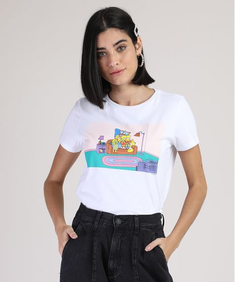 Blusa-Feminina-Os-Simpsons-Manga-Curta-Decote-Redondo-Branca-9942040-Branco_1
