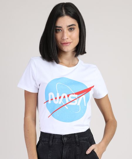 Blusa-Feminina-NASA-Manga-Curta-Decote-Redondo-Branca-9942657-Branco_1 Blusa-Feminina-NASA-Manga-Curta-Decote-Redondo-Branca-9942657-Branco_1