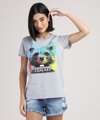Blusa-Feminina-Guadioes-da-Galaxia-Manga-Curta-Decote-Redondo-Cinza-Mescla-9942656-Cinza_Mescla_1