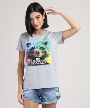 Blusa-Feminina-Guadioes-da-Galaxia-Manga-Curta-Decote-Redondo-Cinza-Mescla-9942656-Cinza_Mescla_1