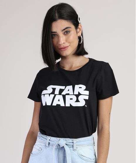 Blusa-Feminina-Star-Wars-Manga-Curta-Decote-Redondo-Preta-9942659-Preto_1