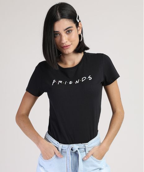 Blusa-Feminina-Friends-Manga-Curta-Decote-Redondo-Preta-9942648-Preto_1