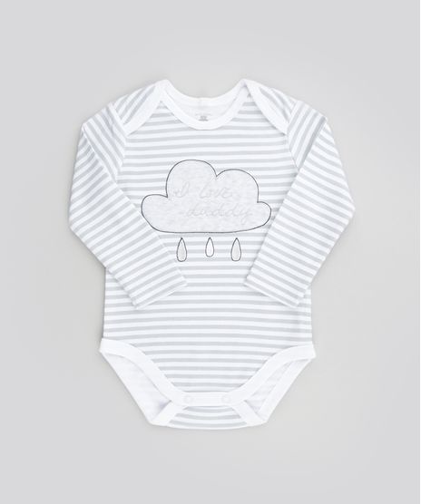 Body-Estampado--i-Love-Daddy--em-Algodao---Sustentavel-Branco-8500267-Branco_1