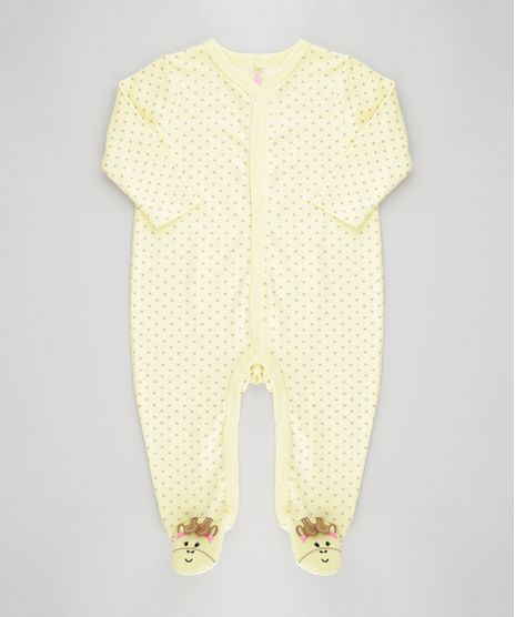 Macacao-Estampado-Girafa-em-Algodao---Sustentavel-Amarelo-8499428-Amarelo_1